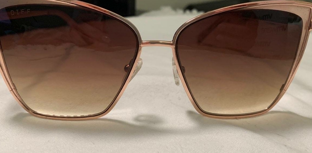 DIFF Sunglasses - Becky Rose Gold